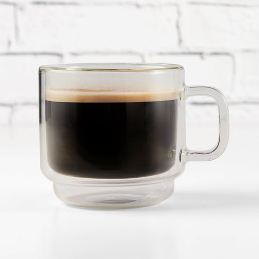 Barista Double-Wall Glass Mugs — Set of 2, 350 mL