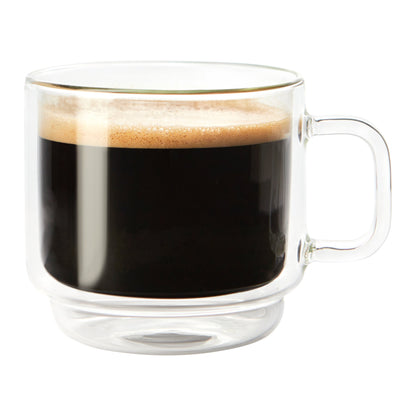 Barista Double-Wall Glass Mugs — Set of 2, 350 mL