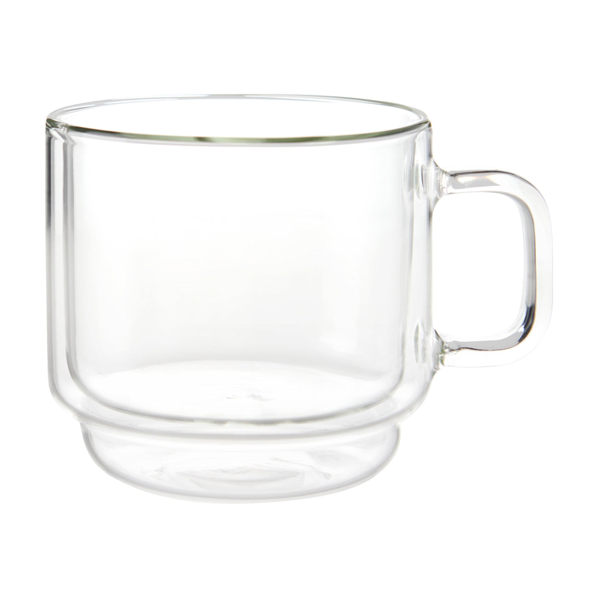 Barista Double-Wall Glass Mugs — Set of 2, 350 mL