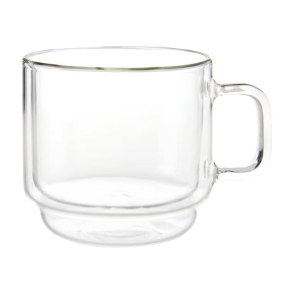 Barista Double-Wall Glass Mugs — Set of 2, 350 mL
